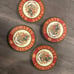NWT Harry Potter Hogwarts Ceramic Coasters Set Of 4