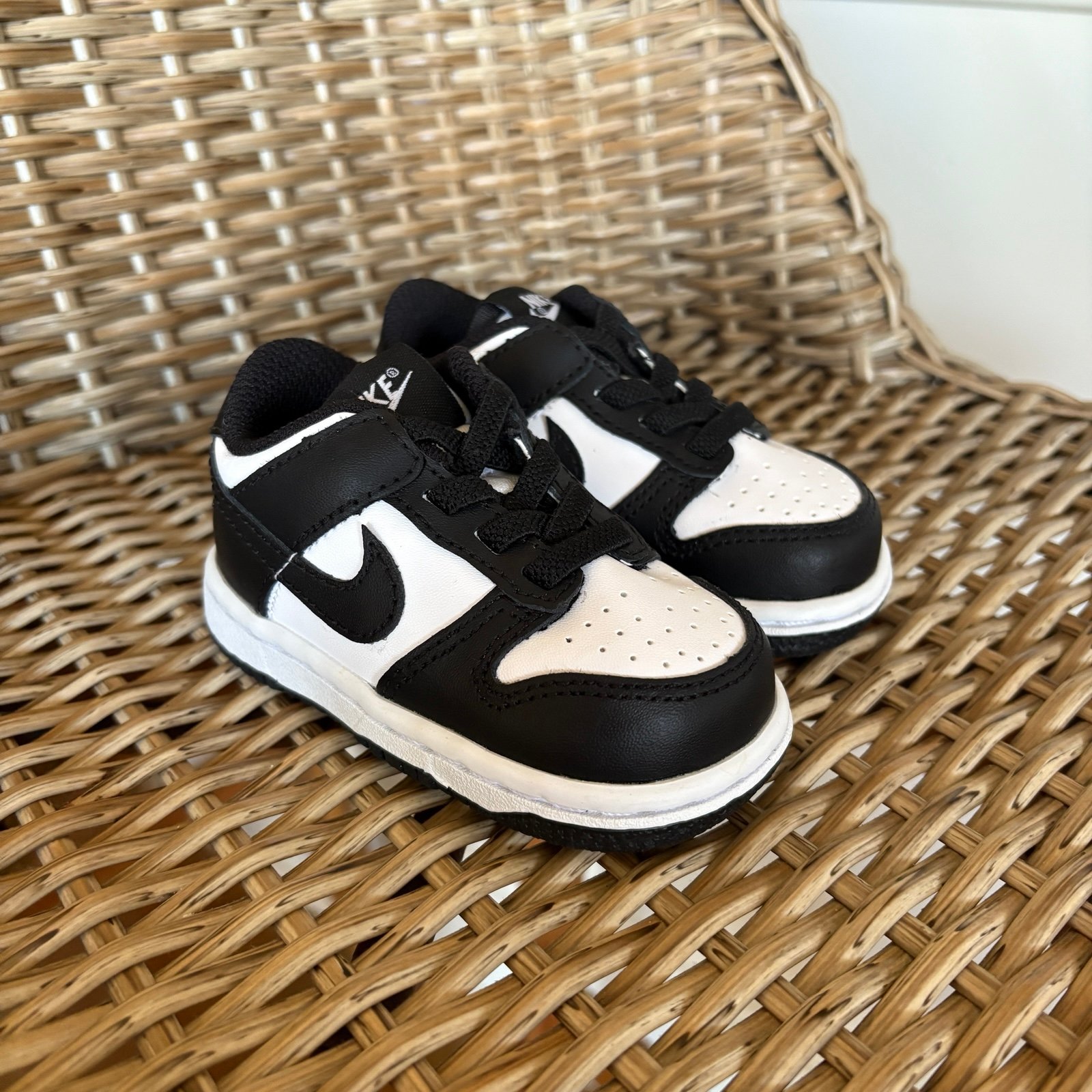 Nike Dunks Black and White Toddle Size 4C NEW