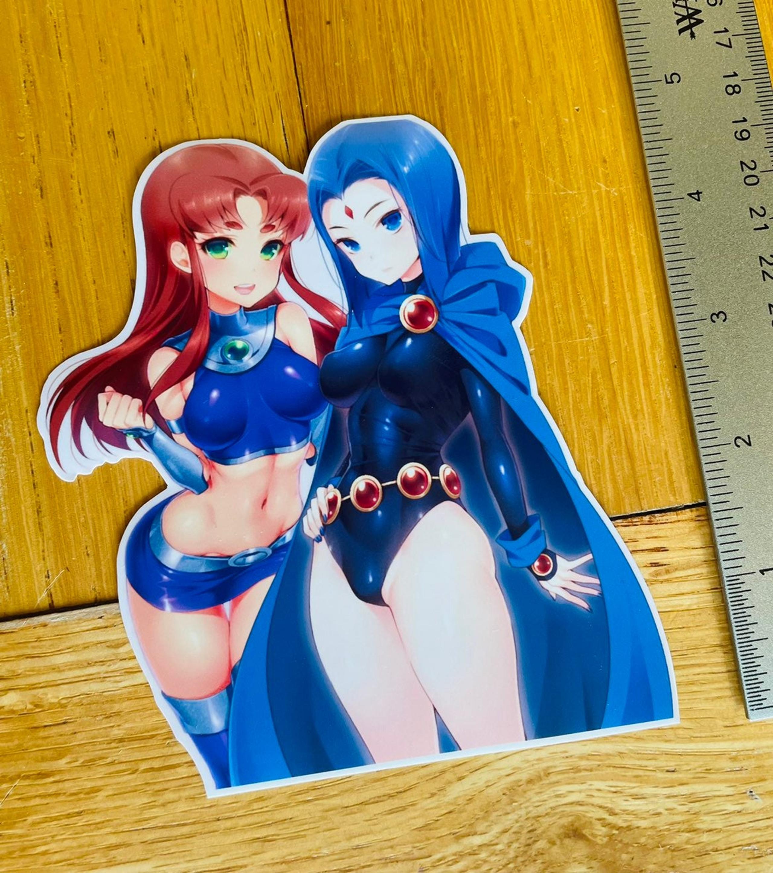 RAVEN & STARFIRE Sticker