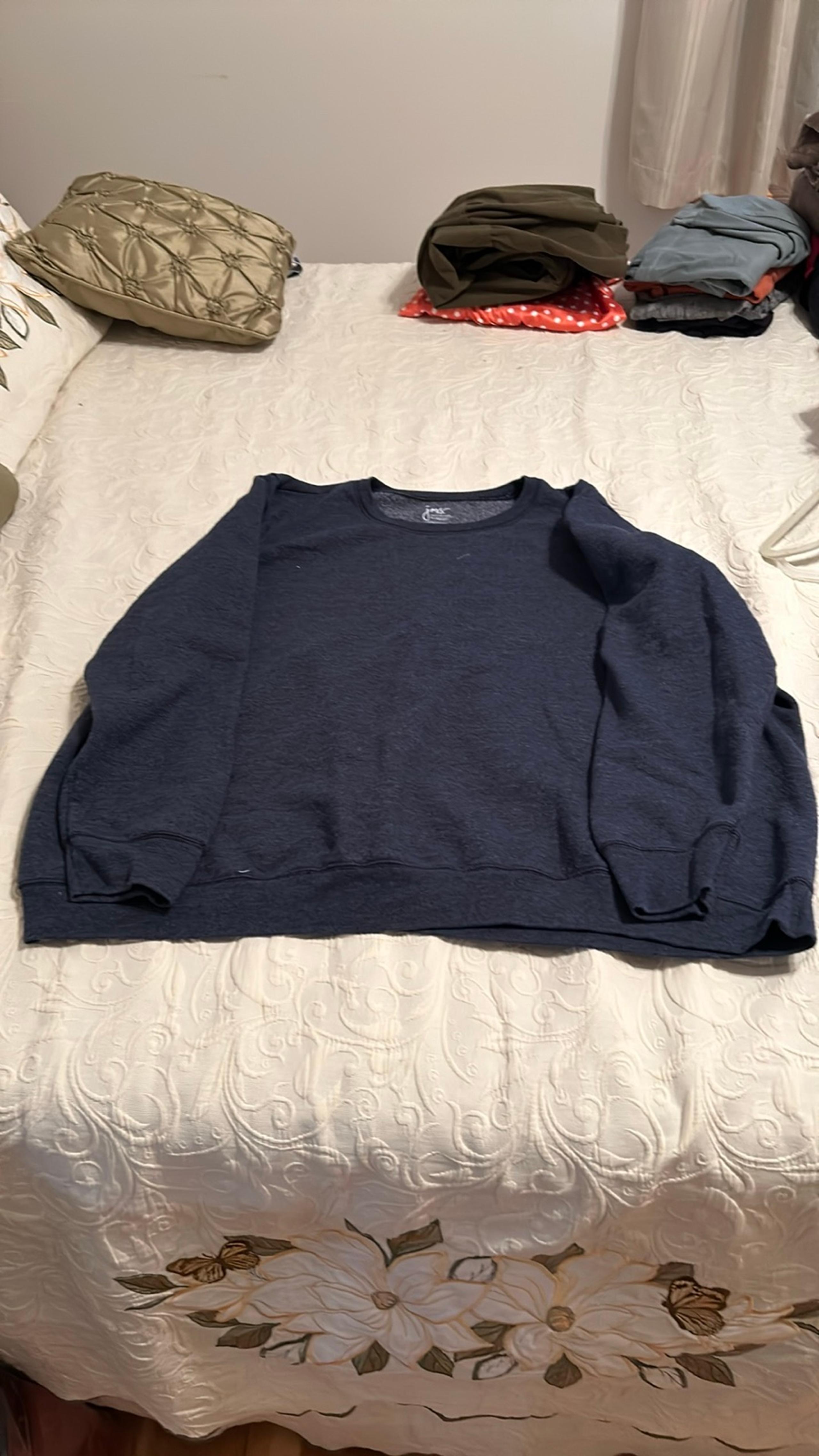 womens sweatshirt Hanes just my size ladies 2X dark grey sweatshirt