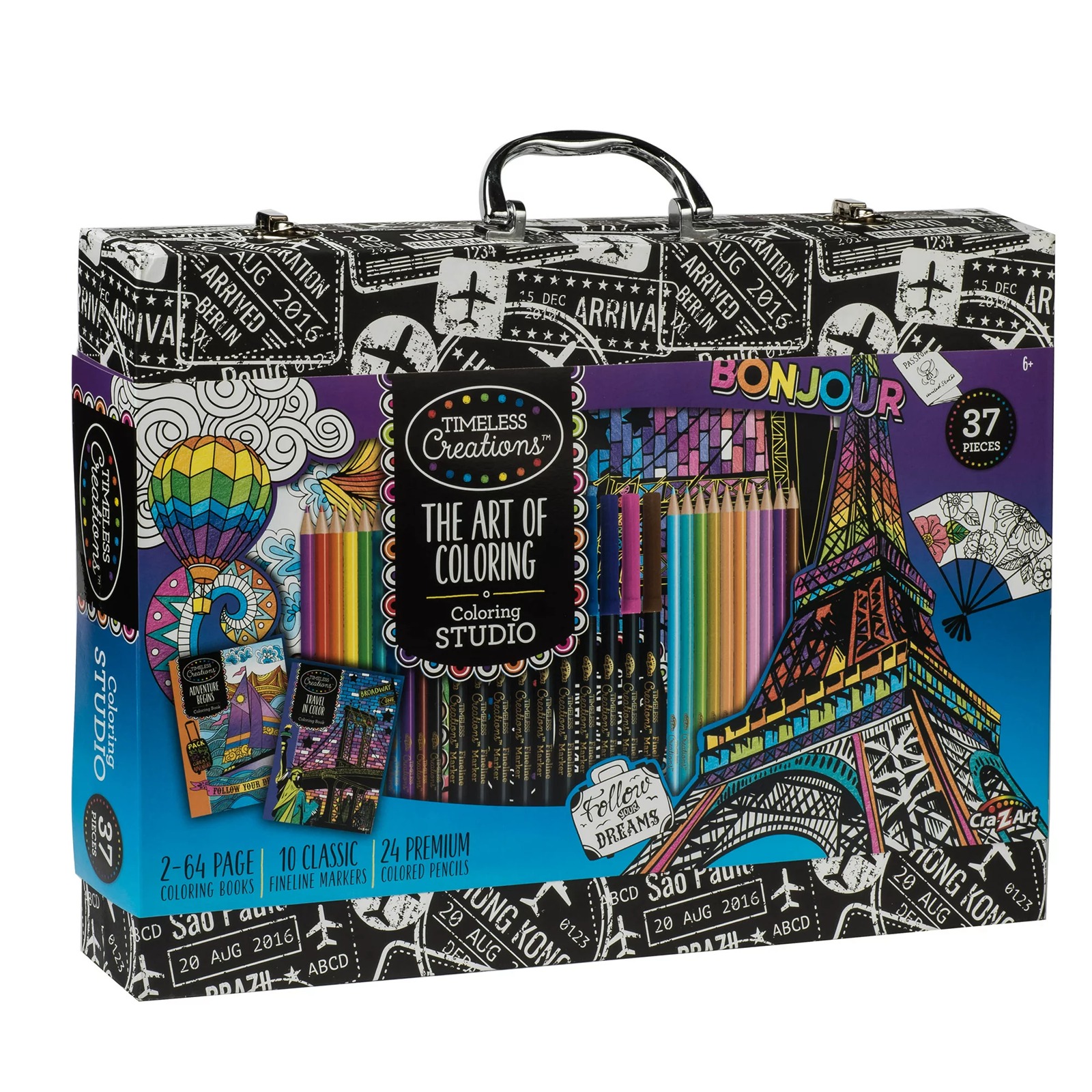 Multicolor Adult Coloring Drawing Set