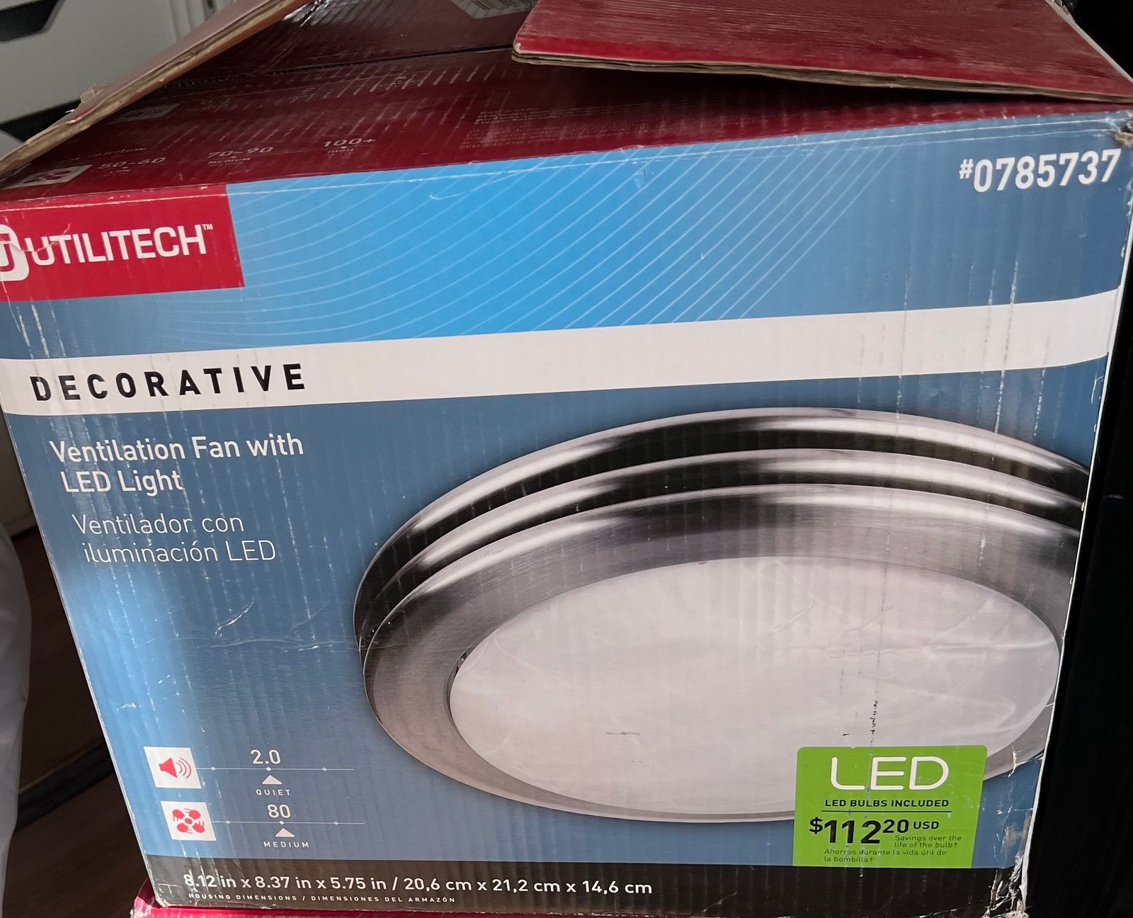 New Ventilation Fan w light