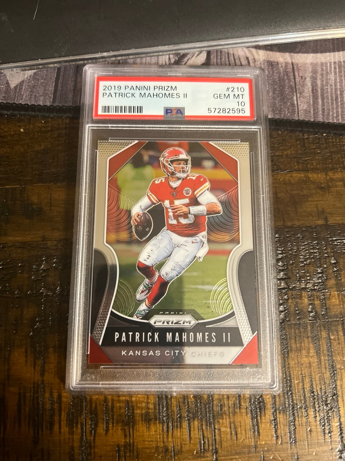 2019 Panini Prizm PATRICK MAHOMES II 210 PSA 10