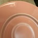 Pagnossin Treviso Italy Cups And Saucers Peach Set of 3