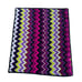 MISSONI For Target Multicolor Y2K Two Side Quilted Chevron Comforter Blanket