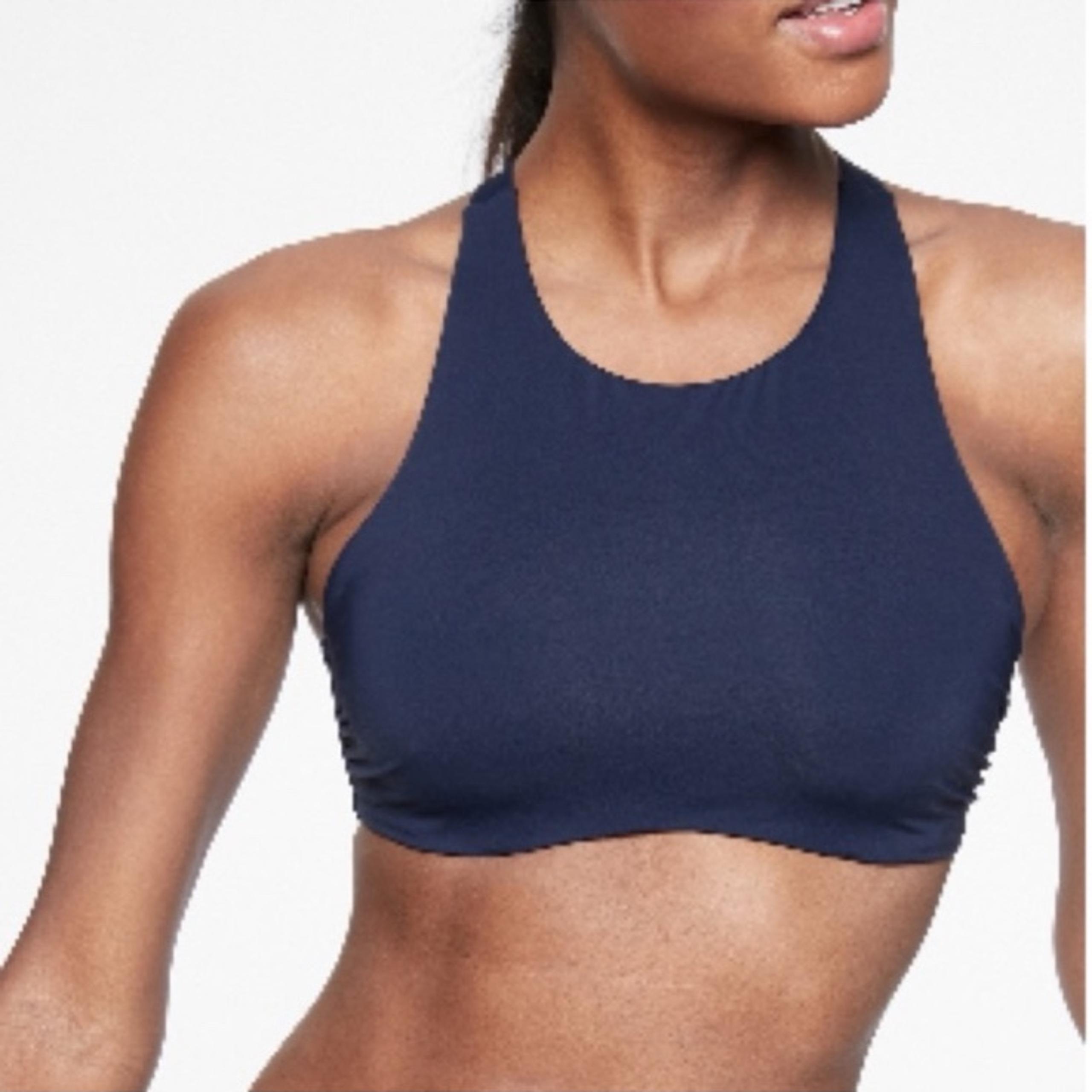Athleta Maldives Bra Cup Bikini Top in Navy Size 34D/DD NWT