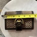 VTG Coach Signature Canvas Soho Leather Snap Wallet with Buckle Front