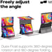 Duex Float Mobile Pixels 15.6 Stacked Portable Screens, Full HD IPS 1080P Touch