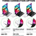 Duex Float Mobile Pixels 15.6 Stacked Portable Screens, Full HD IPS 1080P Touch