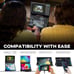 Duex Float Mobile Pixels 15.6 Stacked Portable Screens, Full HD IPS 1080P Touch