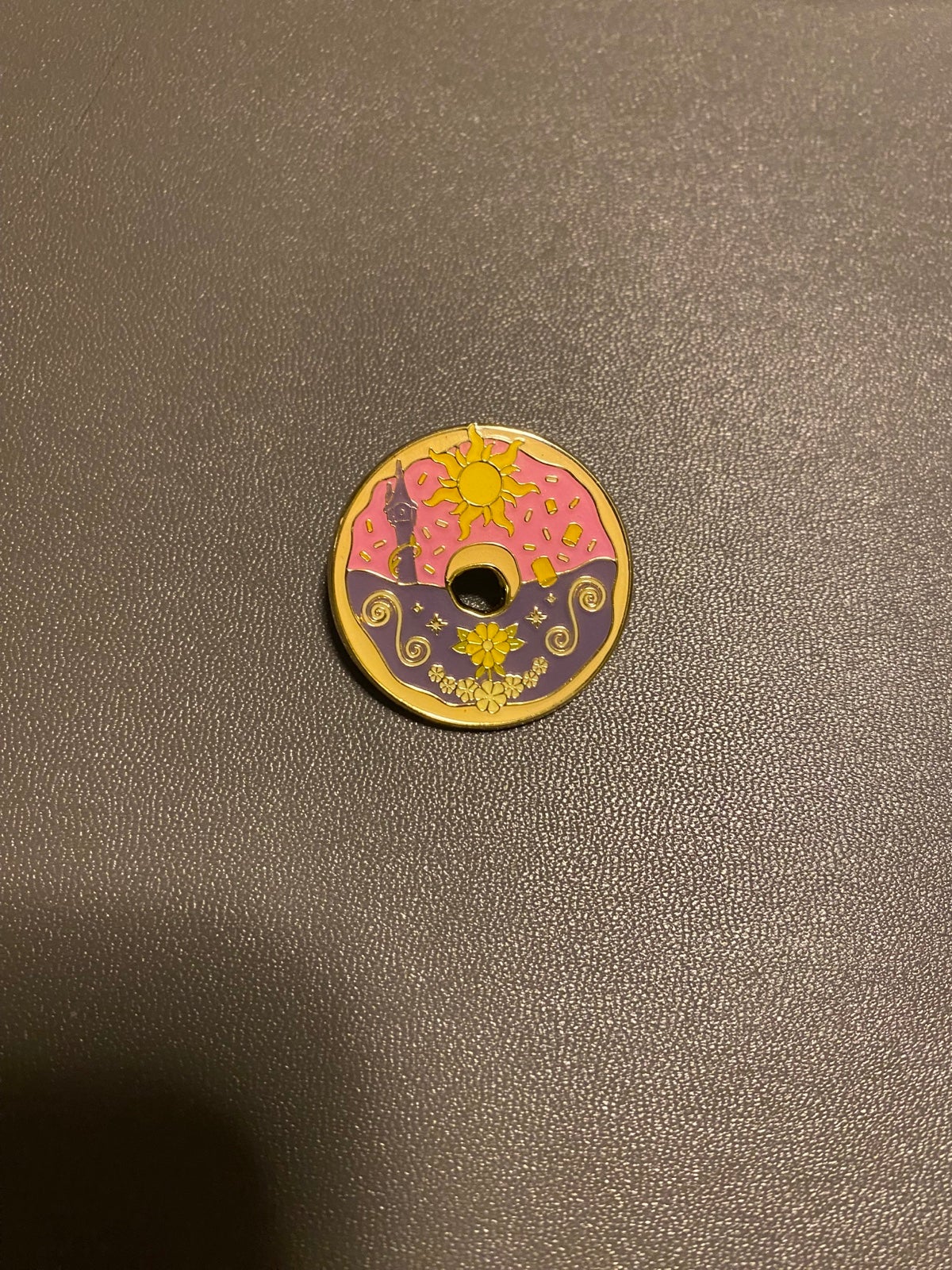 Disney Loungefly Princess Donut rapunzel Chaser Pin RARE hard to find