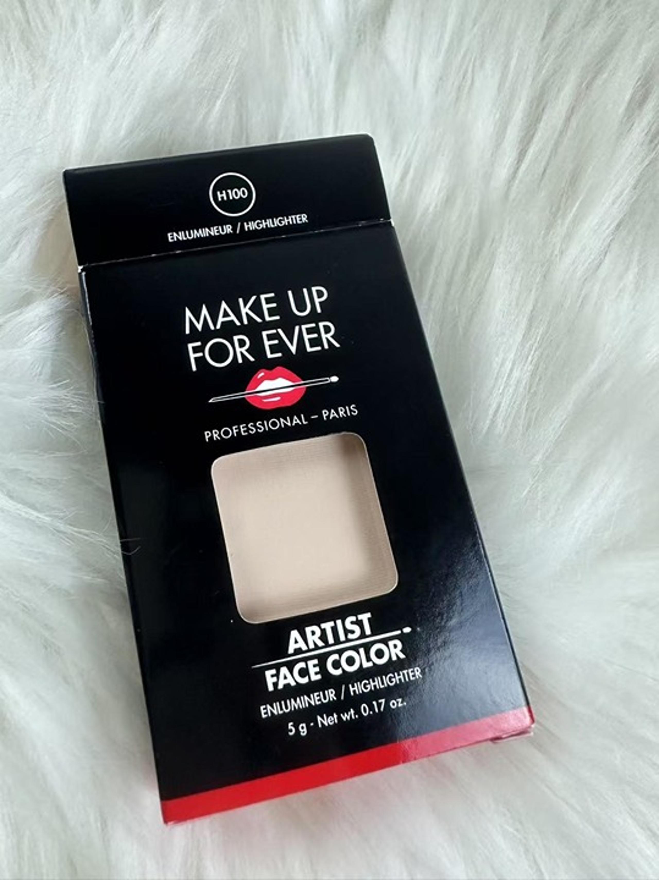 Make Up For Ever Artist Face Color Highlighter shade H100 size 5g NIB/KK74-3