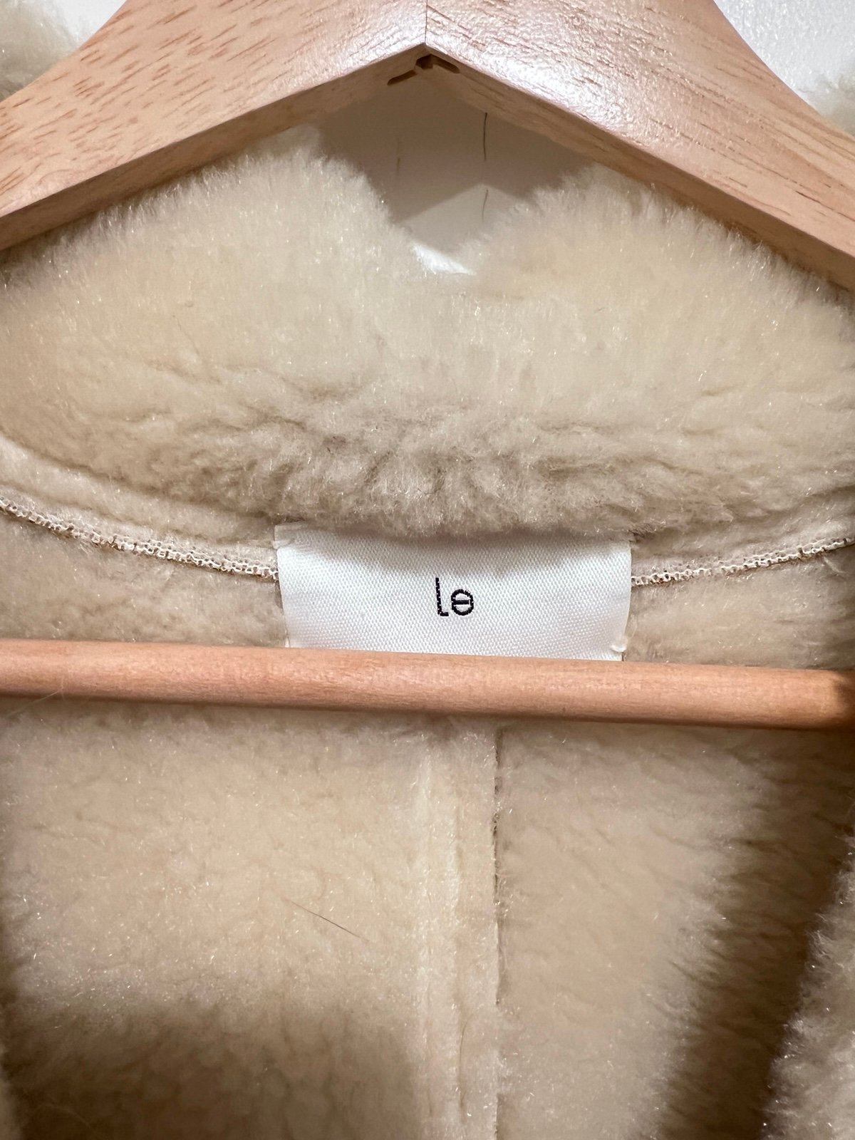 【LE】 shearling collar mustang jacket ■関税込み■ LE Shearling Collar Mustang Jacket - Beige