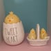 Rae Dunn Tweet Heart Canister and Chicks Salt & Pepper.