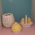 Rae Dunn Tweet Heart Canister and Chicks Salt & Pepper.