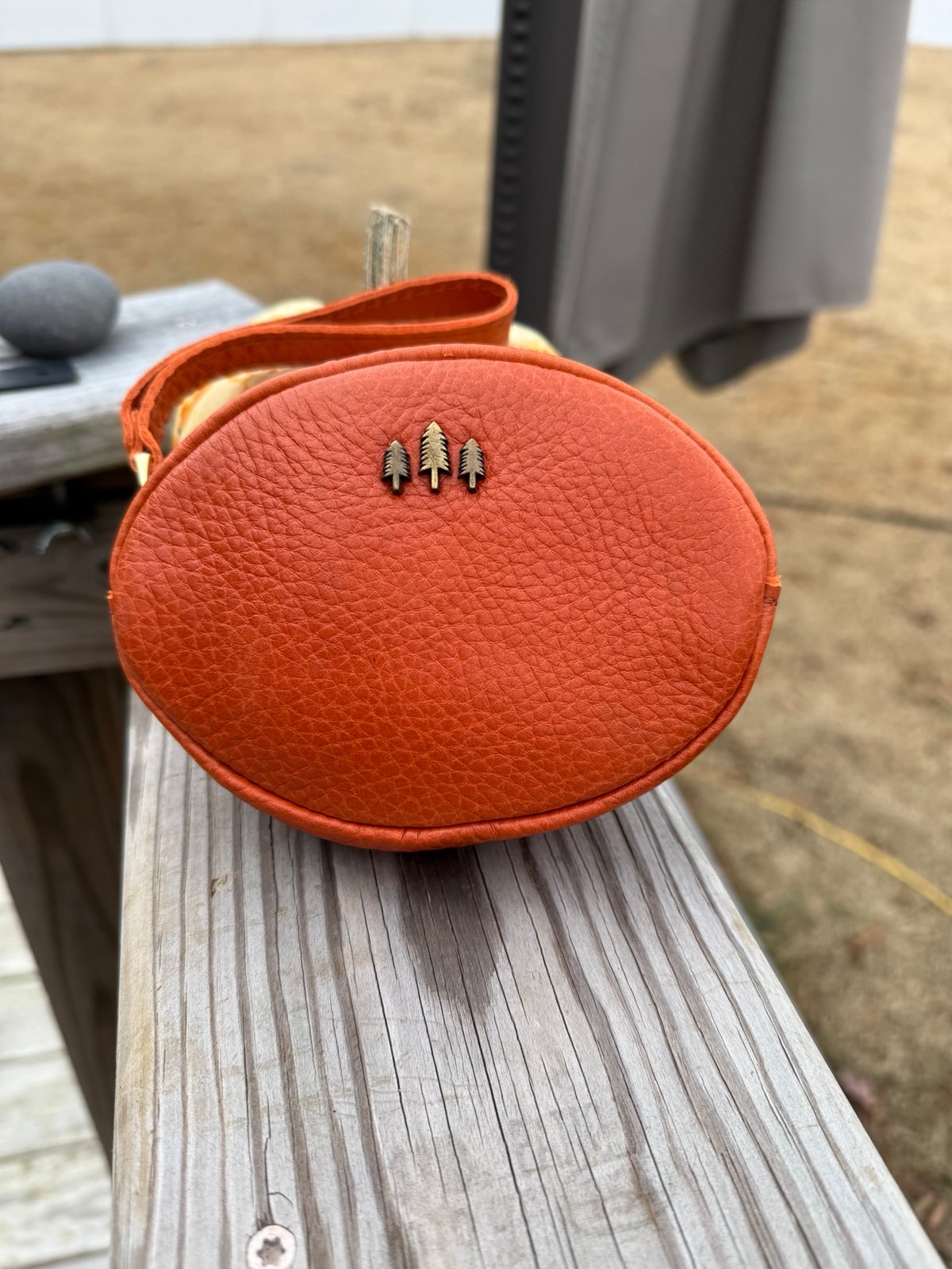 Portland Leather koi Roswell Clutch Leather Wristlet
