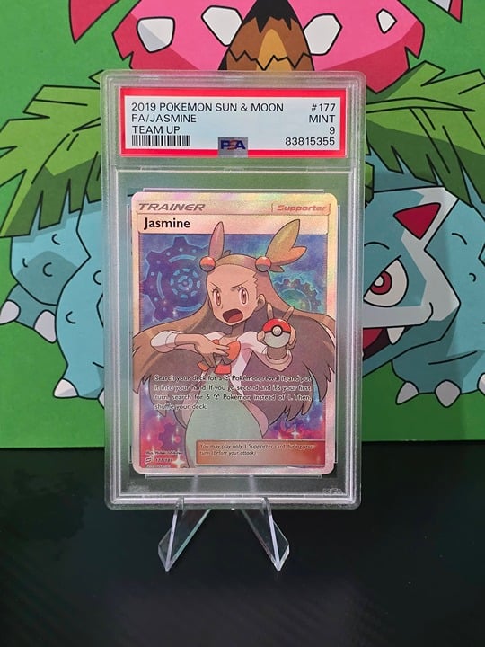Pokemon Jasmine Full Art # 177 PSA 9