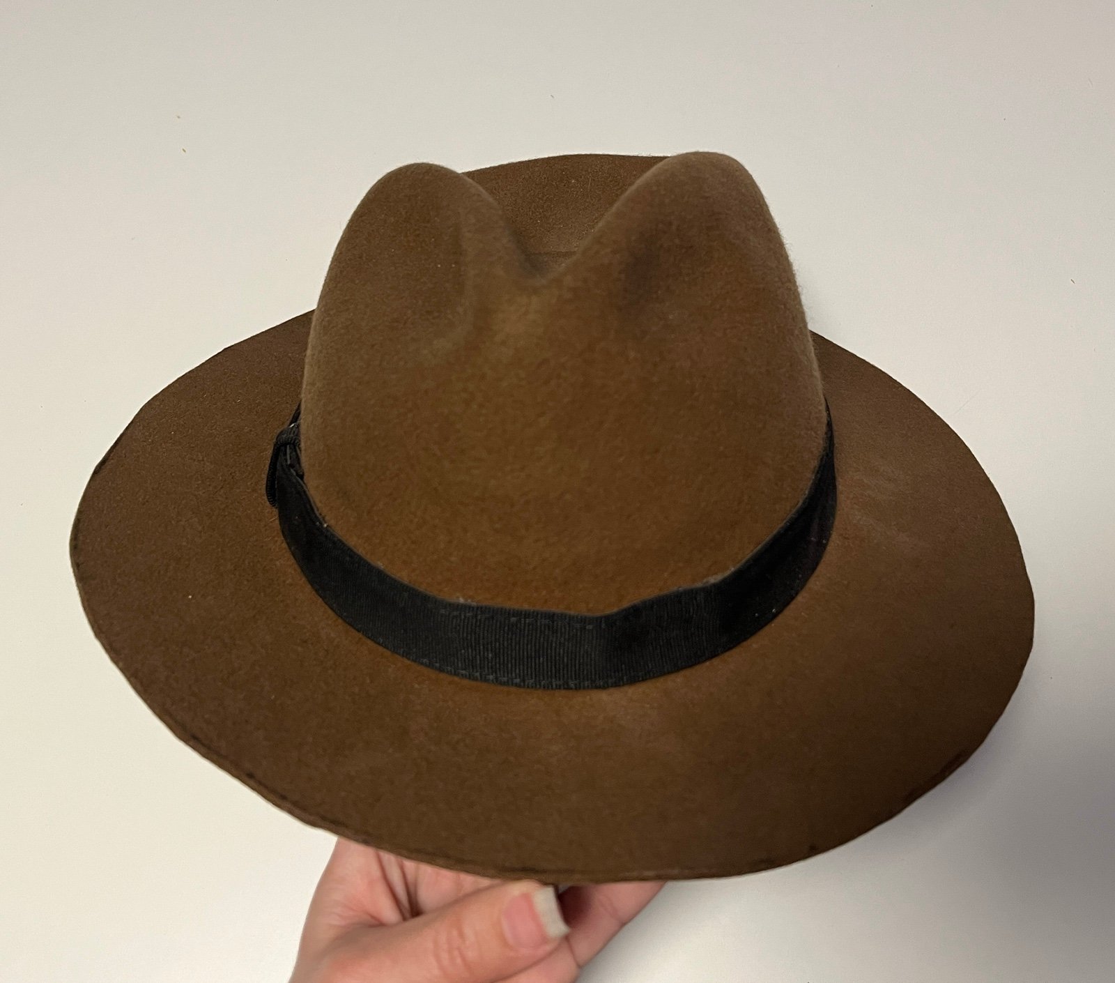Stallion By Stetson Pure Wool Brown Cowboy Western Hat Size 7 1/4
