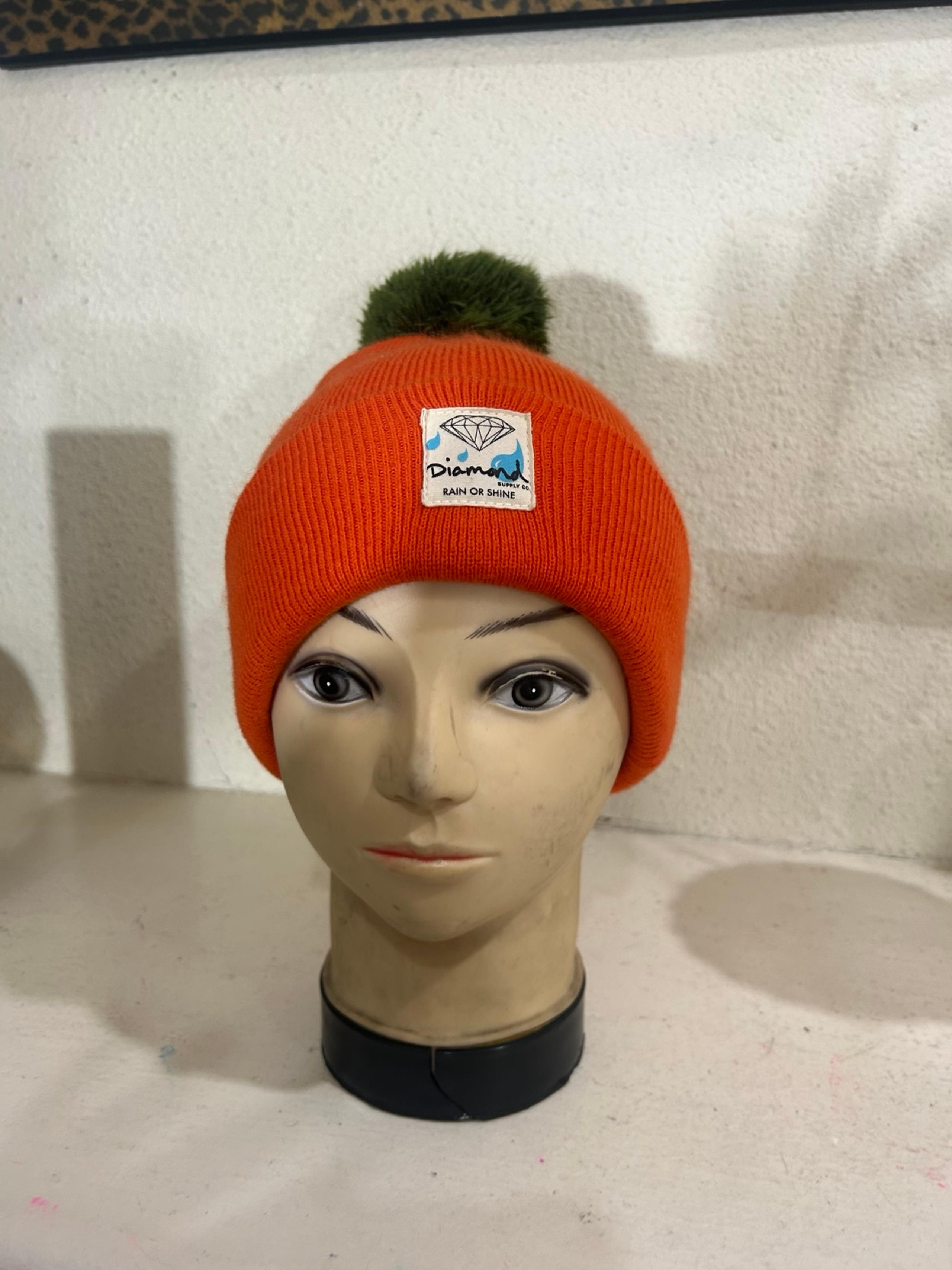 Item Unisex Beanie - Orange - Diamond Supply