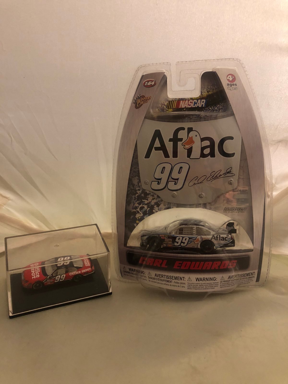 2 PK. #99 Carl Edwards Cars: 1:64 Scale & 1:87 Scale Die-Cast Cars (NEW)