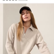 NEW athleta 1/2 zip sweatshirt