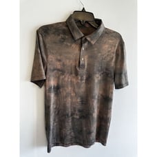 Lululemon Shirt Mens Evolution Polo Diamond Dye Stretch Short Sleeve Stretch S