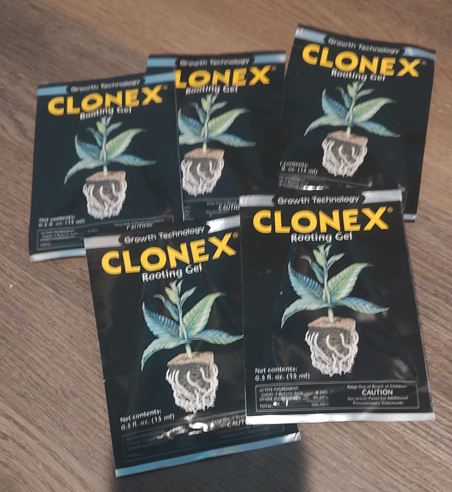 Clonexrooting gel 15ml packet set of 5