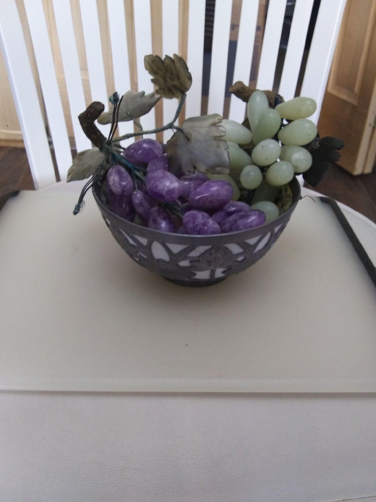 Basket of Jade Fruits.