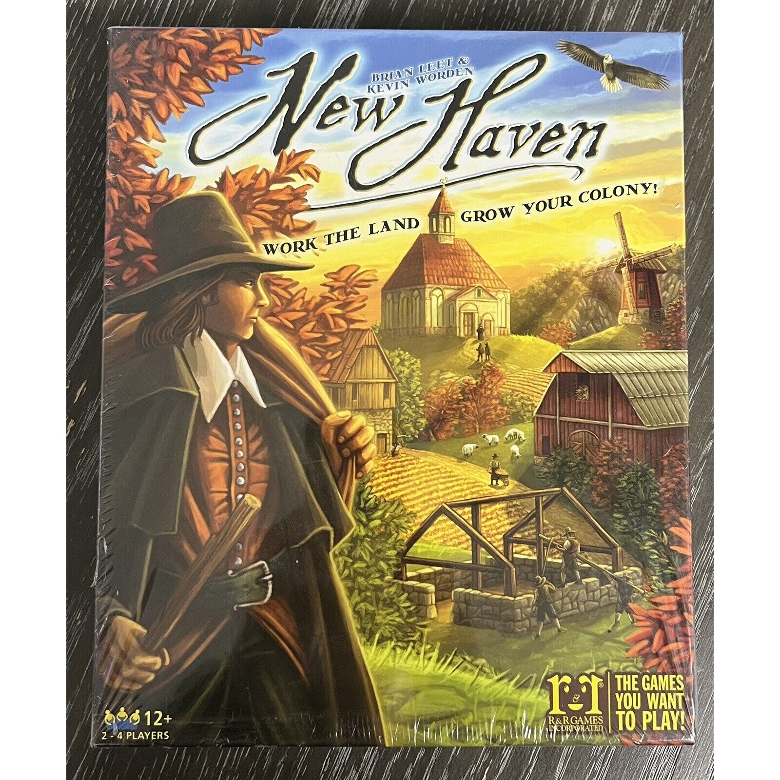 New Haven Board Game by Brian Left & Kevin Worden, 2013 R & R Games, New