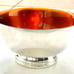 Wallace color clad orange silver plate bowl