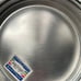 Wallace color clad orange silver plate bowl