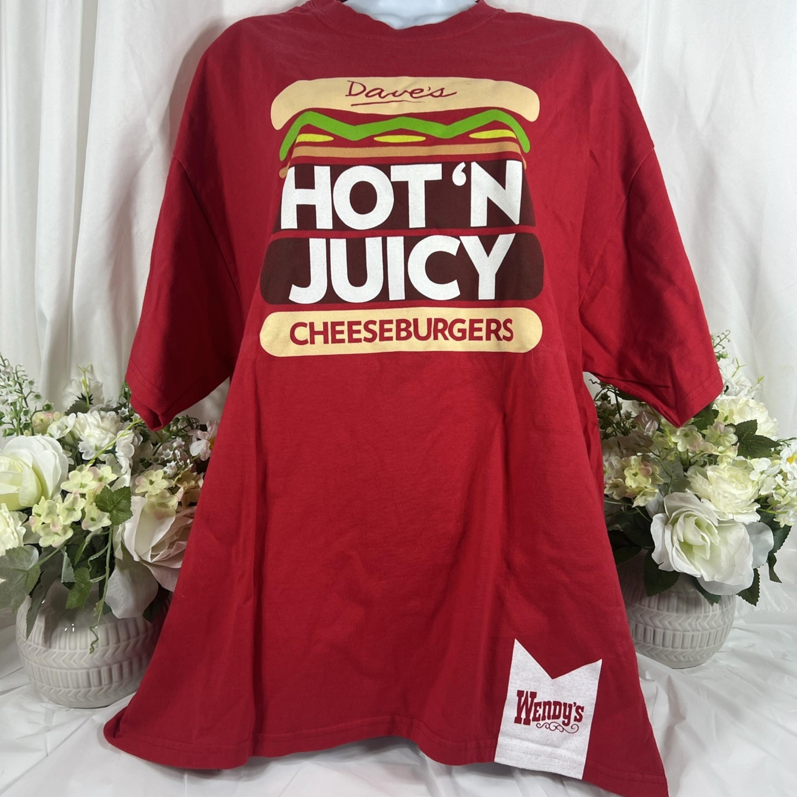 Hot 'N JUICY Short-Sleeve Wendy's Crew Shirt XL