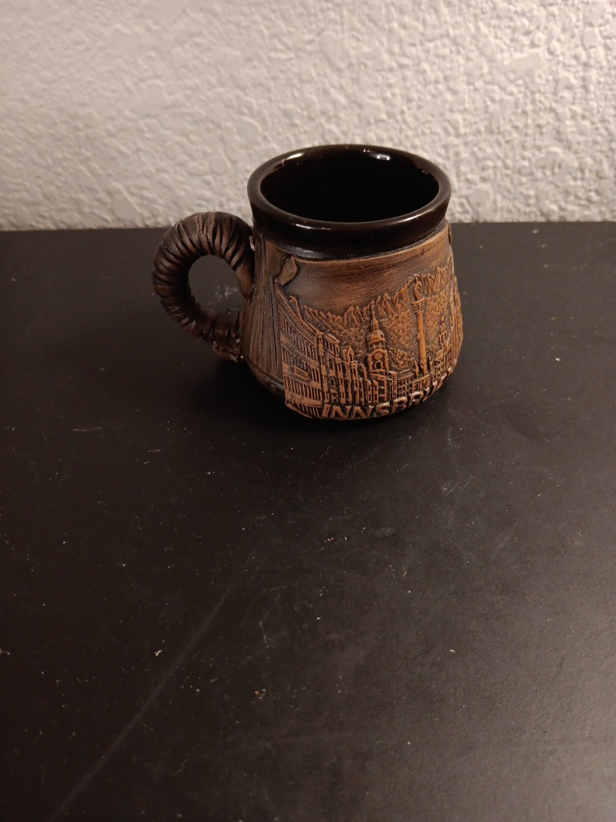 RARE GORGEOUS Artist Signed Ramuns Staniulienė 3 Art Studio Cup From Lithuania.