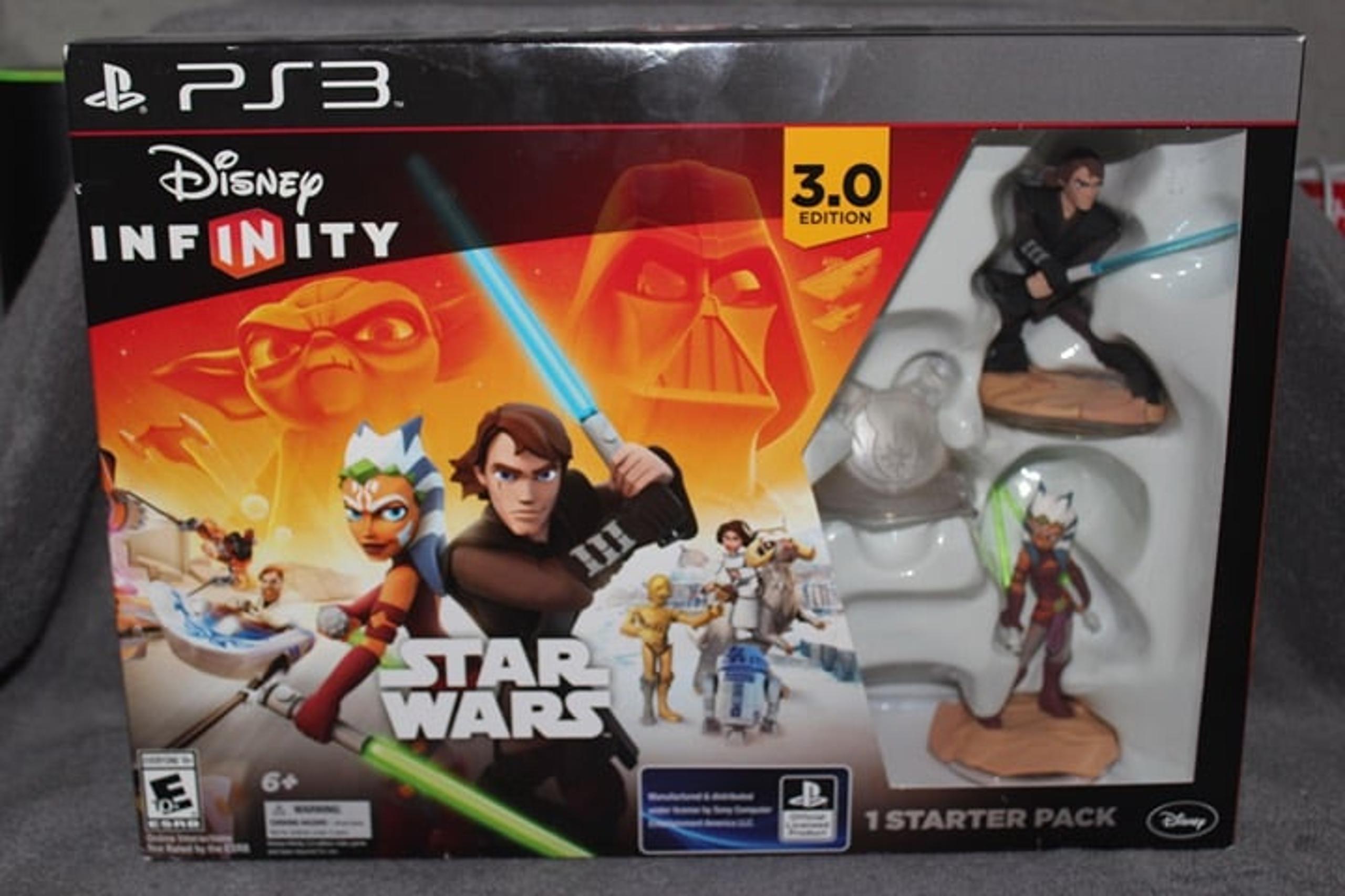 Ps3 Disney Infinity 3.0 Edition Star Wars 1 Starter Pack Video Game - NIB NRFB