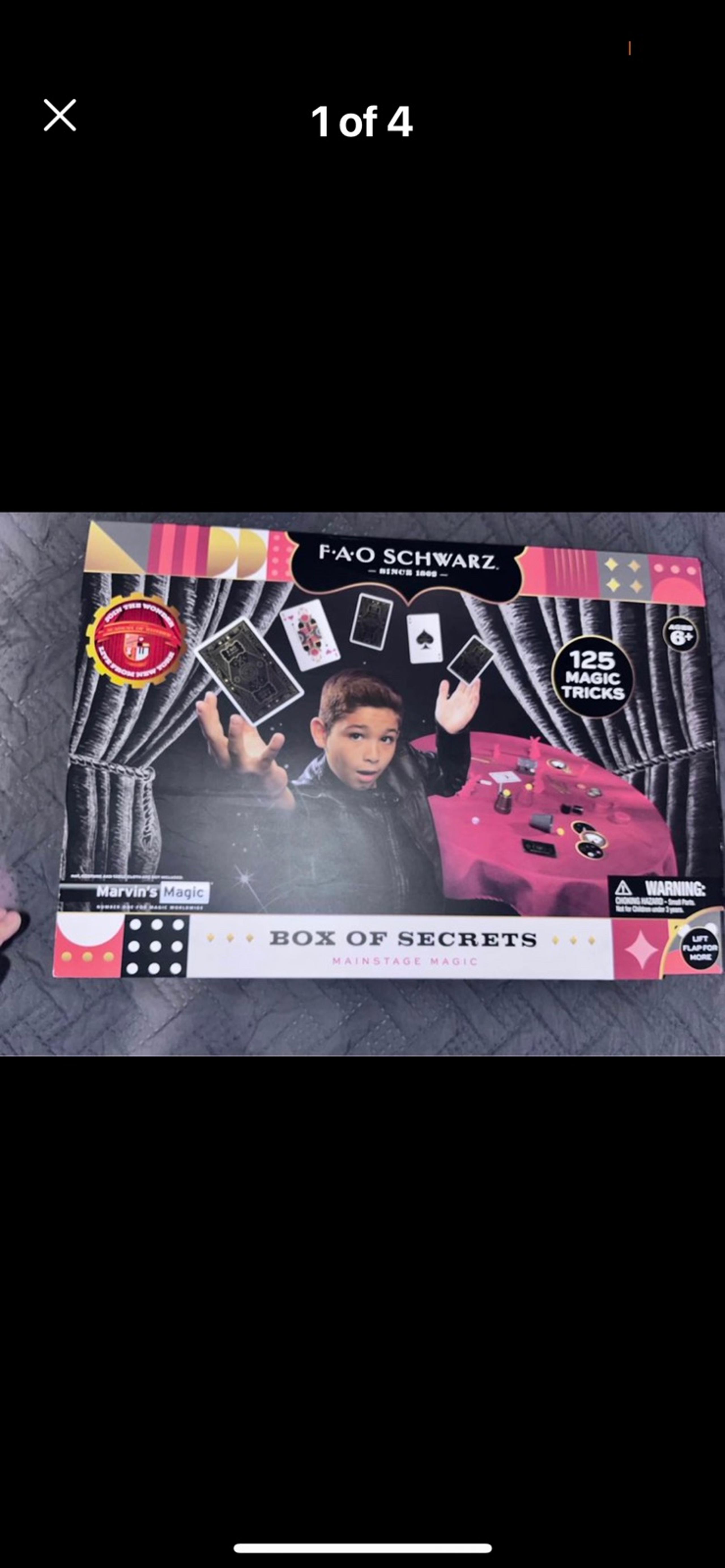 Magic kit 125 magic tricks from FAO Shwarz 6+