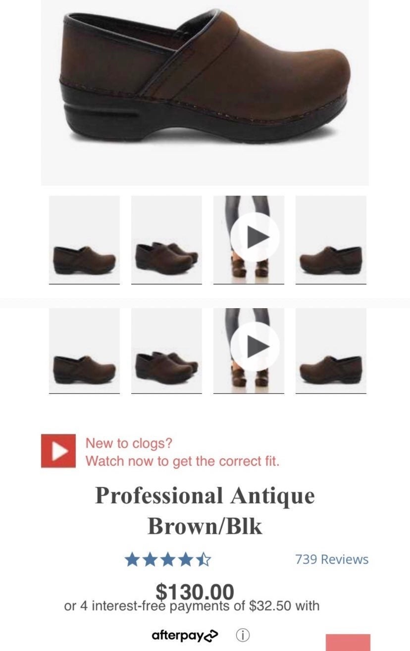 Dansko Nurse/healthcare Clogs.