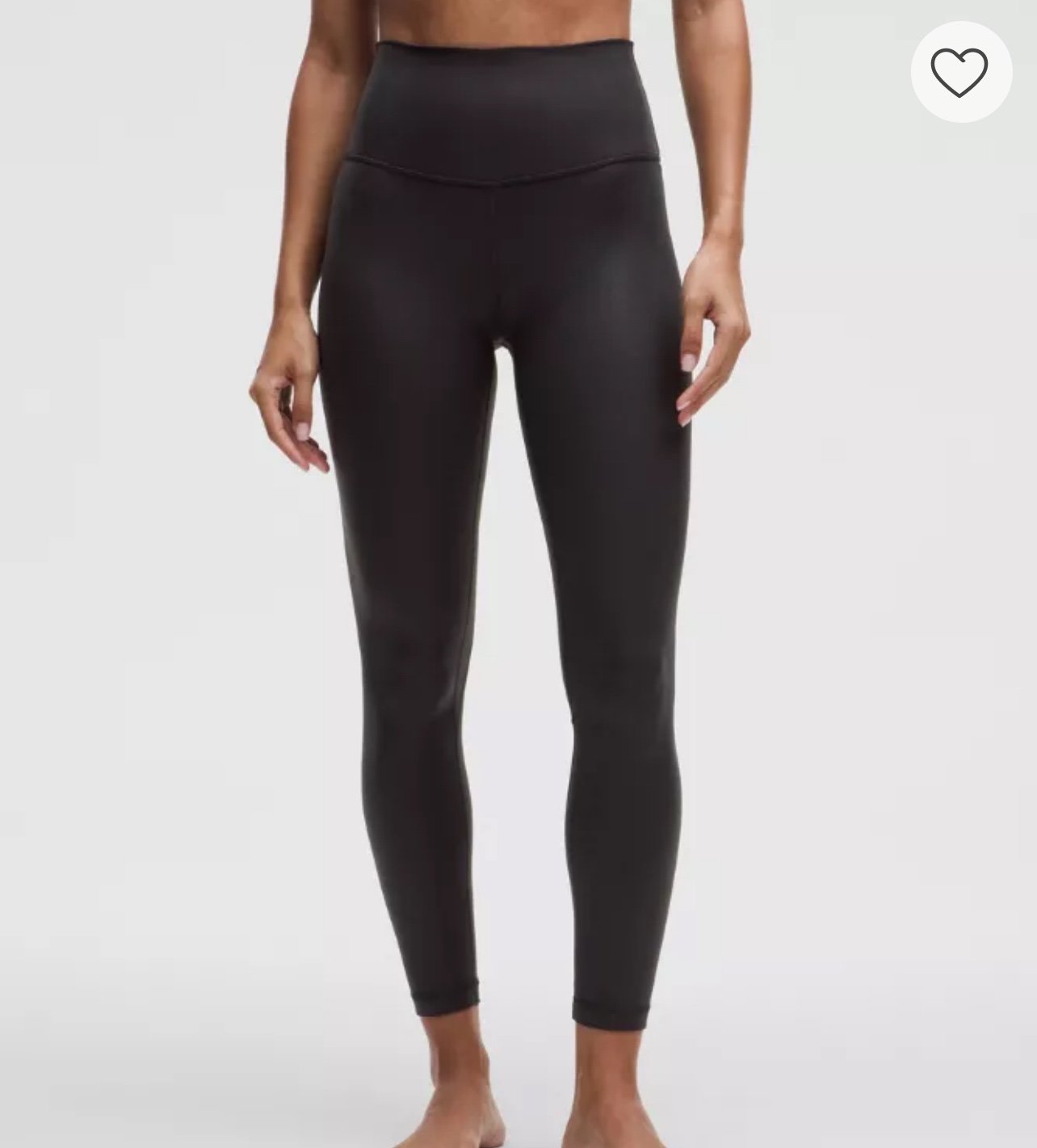 Lululemon women High-Waisted Black Leggings Sz 4 yoga athletic fb
