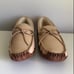 NEW Australia Luxe Collective Genuine Sheep Fur Men Sz 13 Moc Slipper