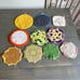 Vintage Trivets Multicolored Crocheted Hand Knit Quilted Bundle Lot of 19
