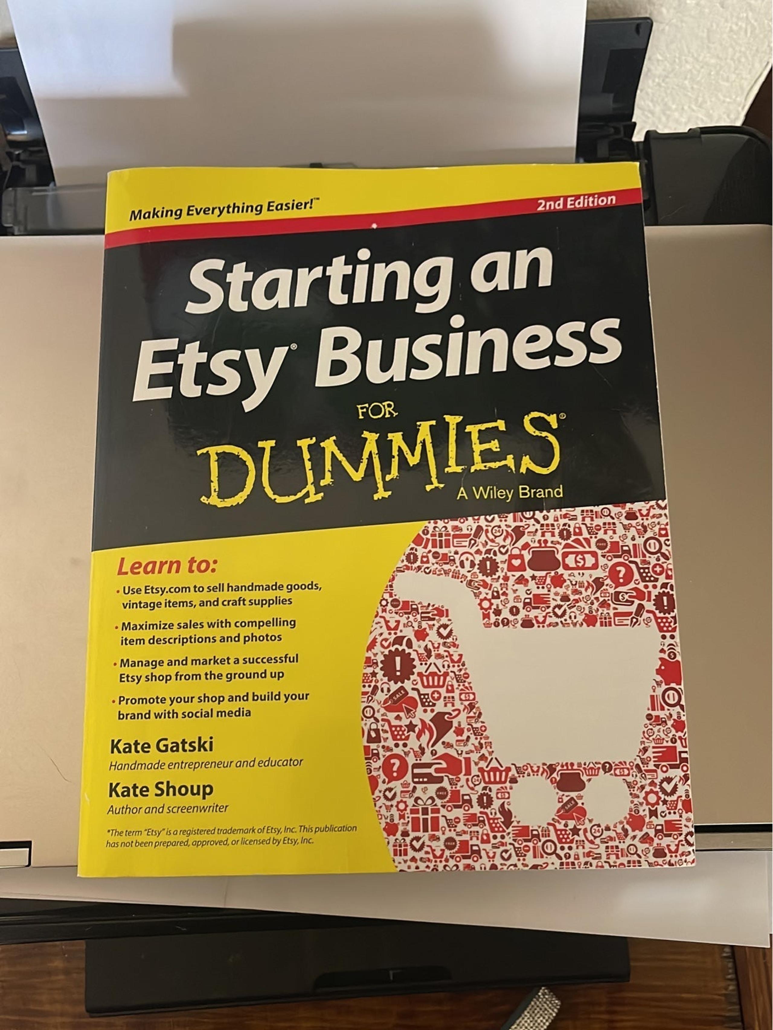 Starting an Etsy Business for Dummies