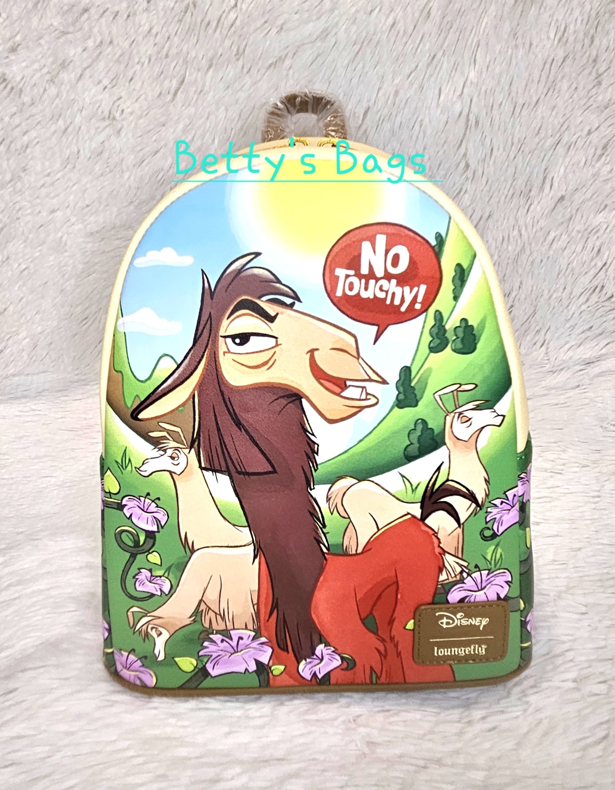 Loungefly Disney The Emporer's New Groove Kuzco No Touchy Backpack