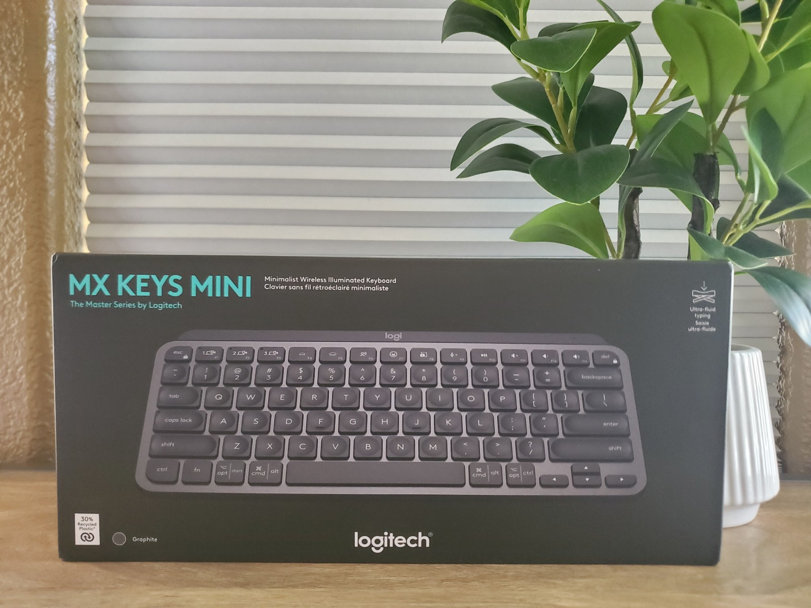 Logitech TWO (2) MX Keys Mini Minimalist Keyboard Bundle NEW !!