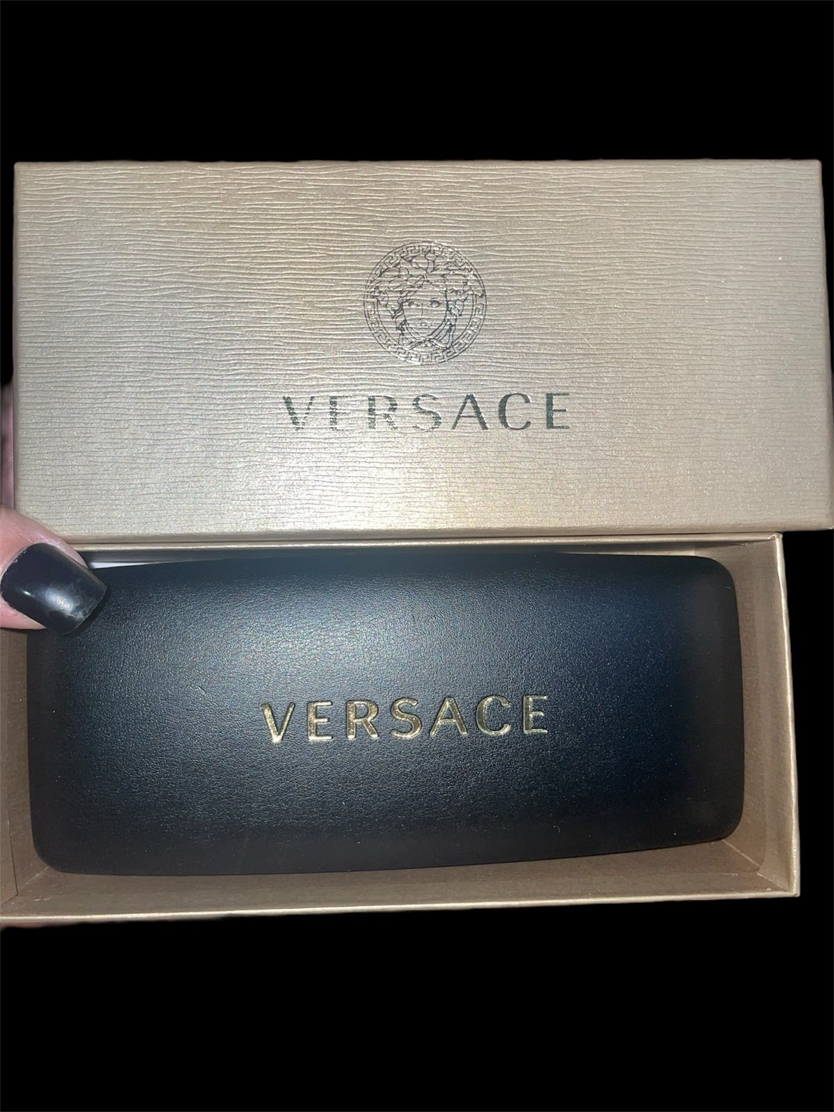 Versace glasses case