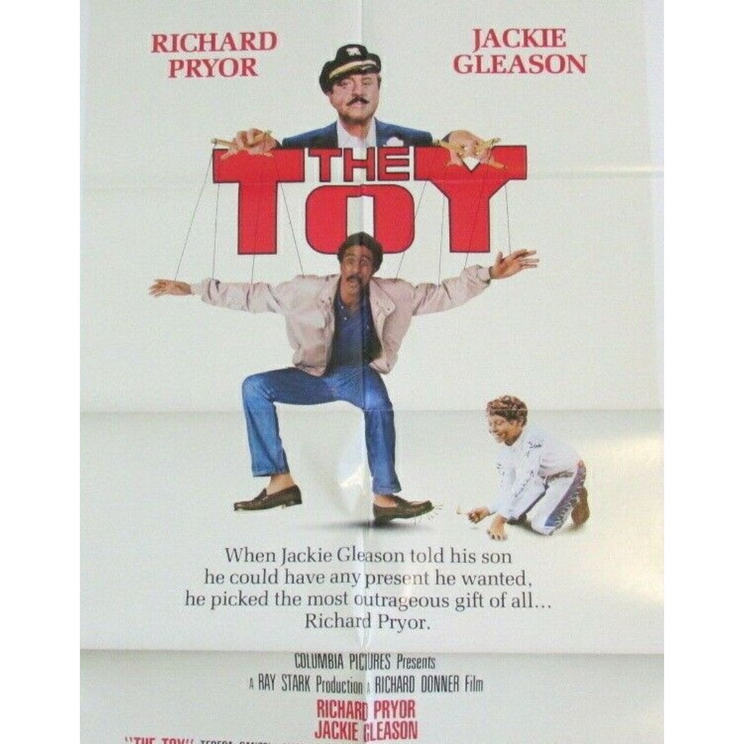 Movie poster The Toy 1982 Jackie Gleason Pryor one sheet 27 x 41 vtg