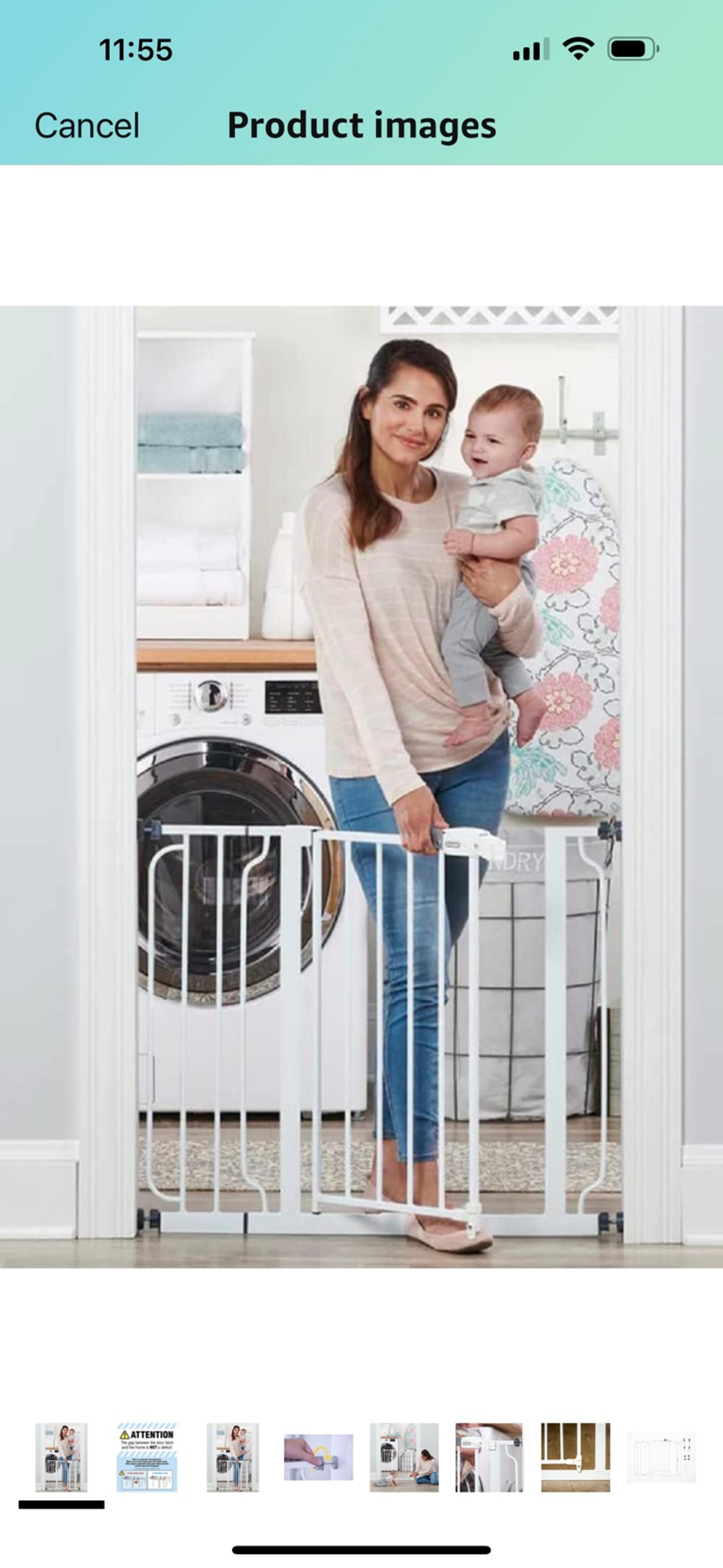 Regalo Easy Step Metal Walk Through Safety Gate