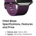 FitBit Blaze fitness tracker and charging base