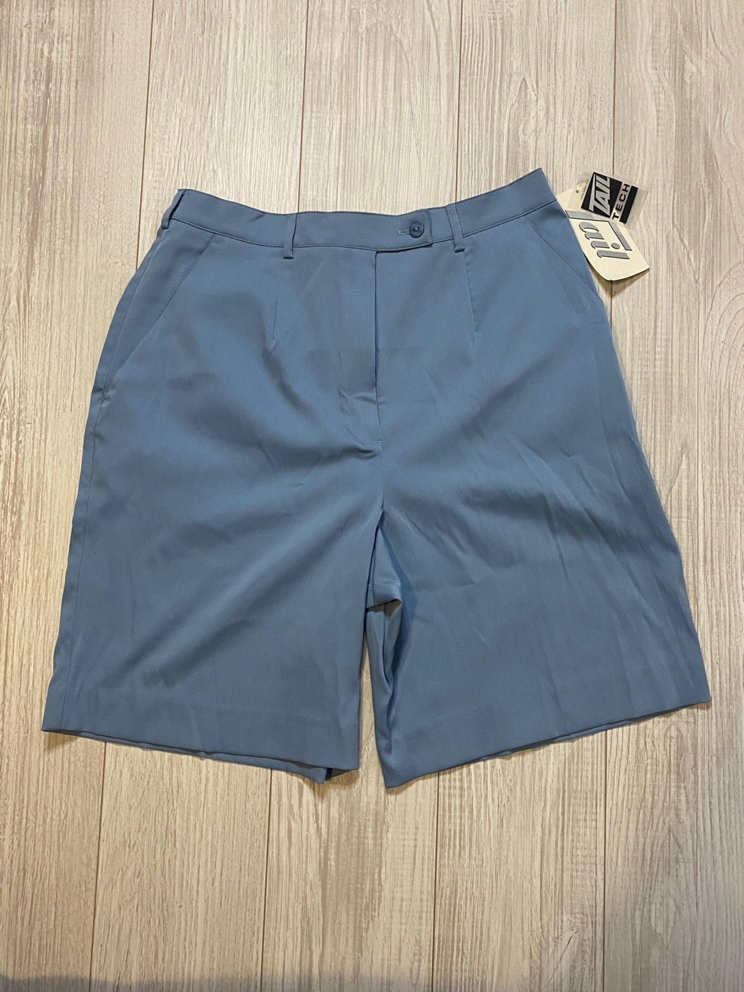 Tail Tech Performance womens golf shorts waist 30” blue Vintage deadstock