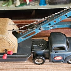 Vintage Japanese Friction Toy Steamshovel