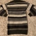 American Eagle Striped Henley Sweater Dress