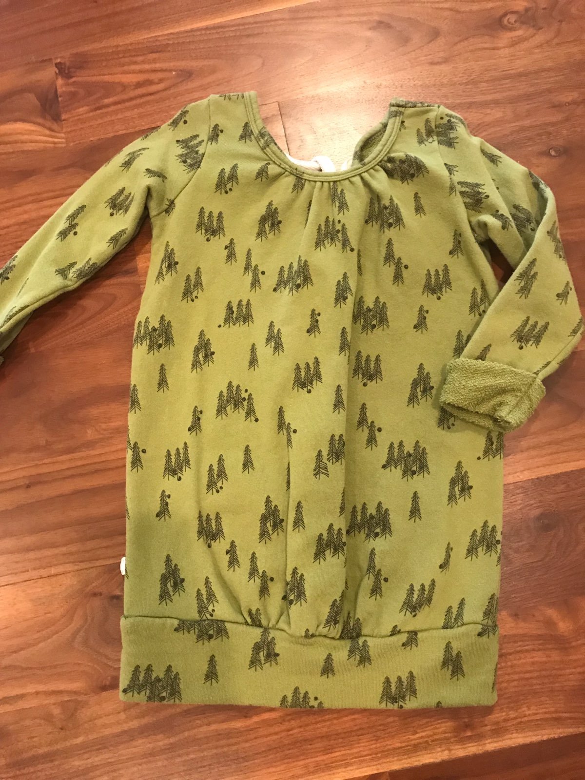 Childhoods Green Trees Ribbon Dress